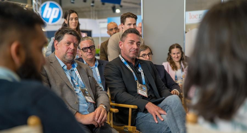 Discussions and presentations detailed the newest digital solutions from HP.